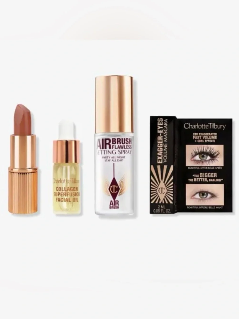 Charlotte Tilbury Eyes, Lips, & Face Mini Makeup Set NWT - Picture 1 of 16